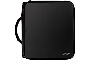 Premium 2-Inch Zip Binder: Durable Storage for 880 Sheets