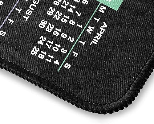 Miniatura 7 de Alfombrilla de mouse con base de goma antideslizante, alfombrilla de mouse impermeable con bordes cosidos, alfombrilla de mouse para computadoras,