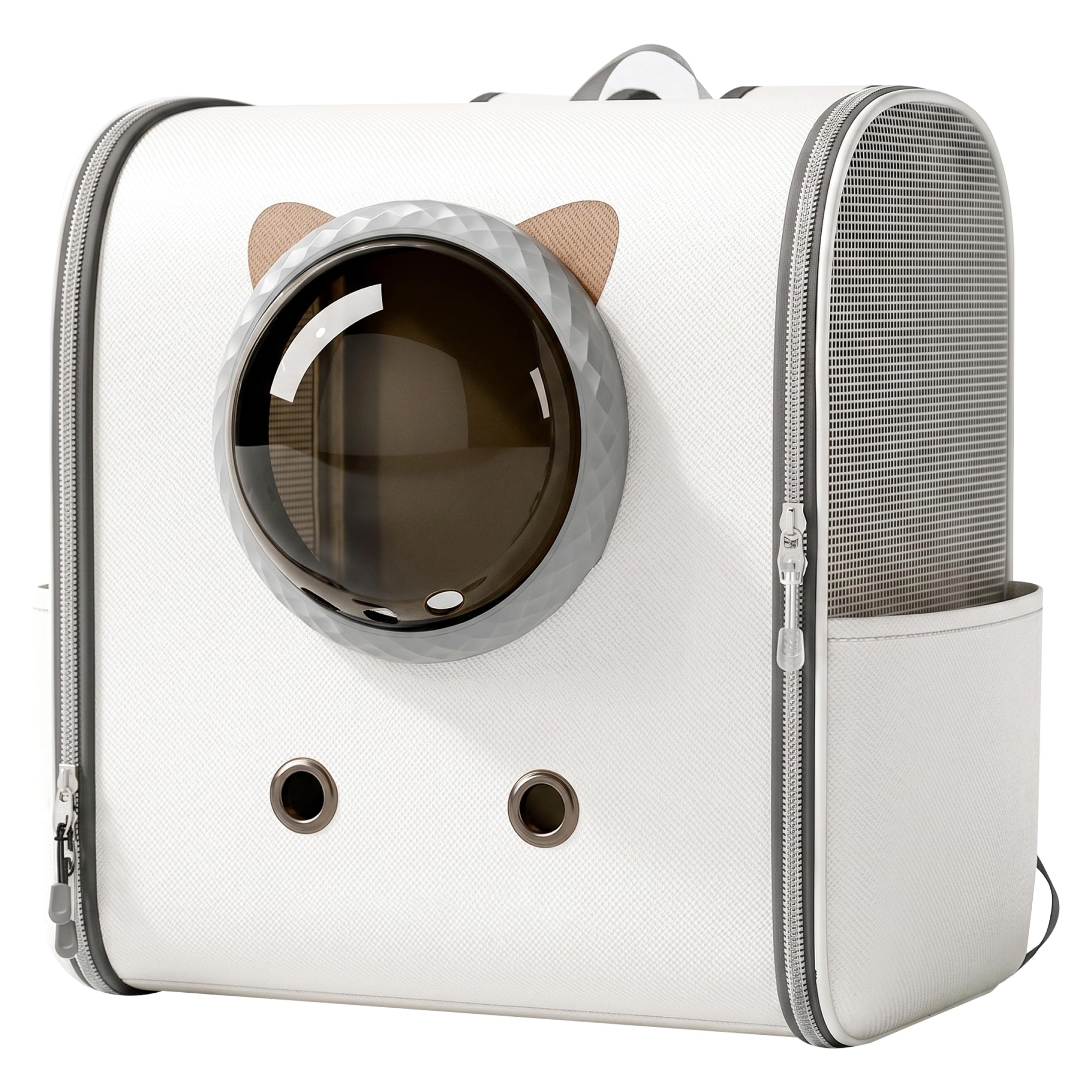 Sac à dos de transport pour chat à bulle pour des balades urbaines confort