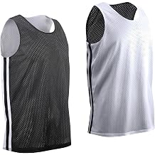 Men Reversible Basketball Jersey Breathable Mesh Tank Top S-2XL