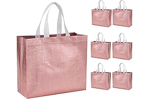 6Pcs Gift Bags Reusable Large Gift Bag with Handles - Bridesmaid Gift Set