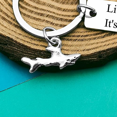 Miniatura 3 de Llavero de tiburón, regalo para los amantes de los tiburones, regalos de buceador, regalos de tiburón para él, ella, niña, joyería para amantes de