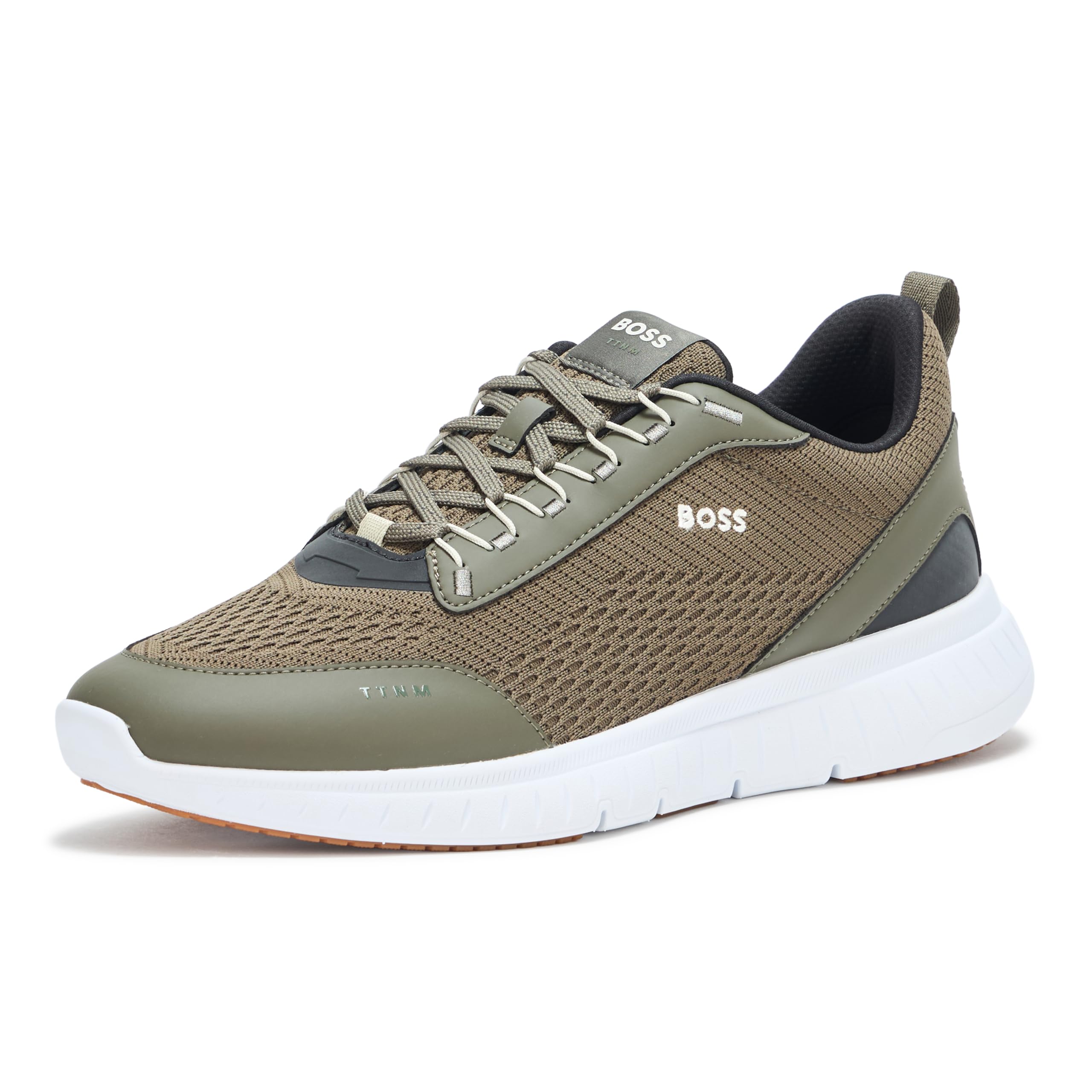 BOSS Men's Modern Knit Structure Running Sneaker