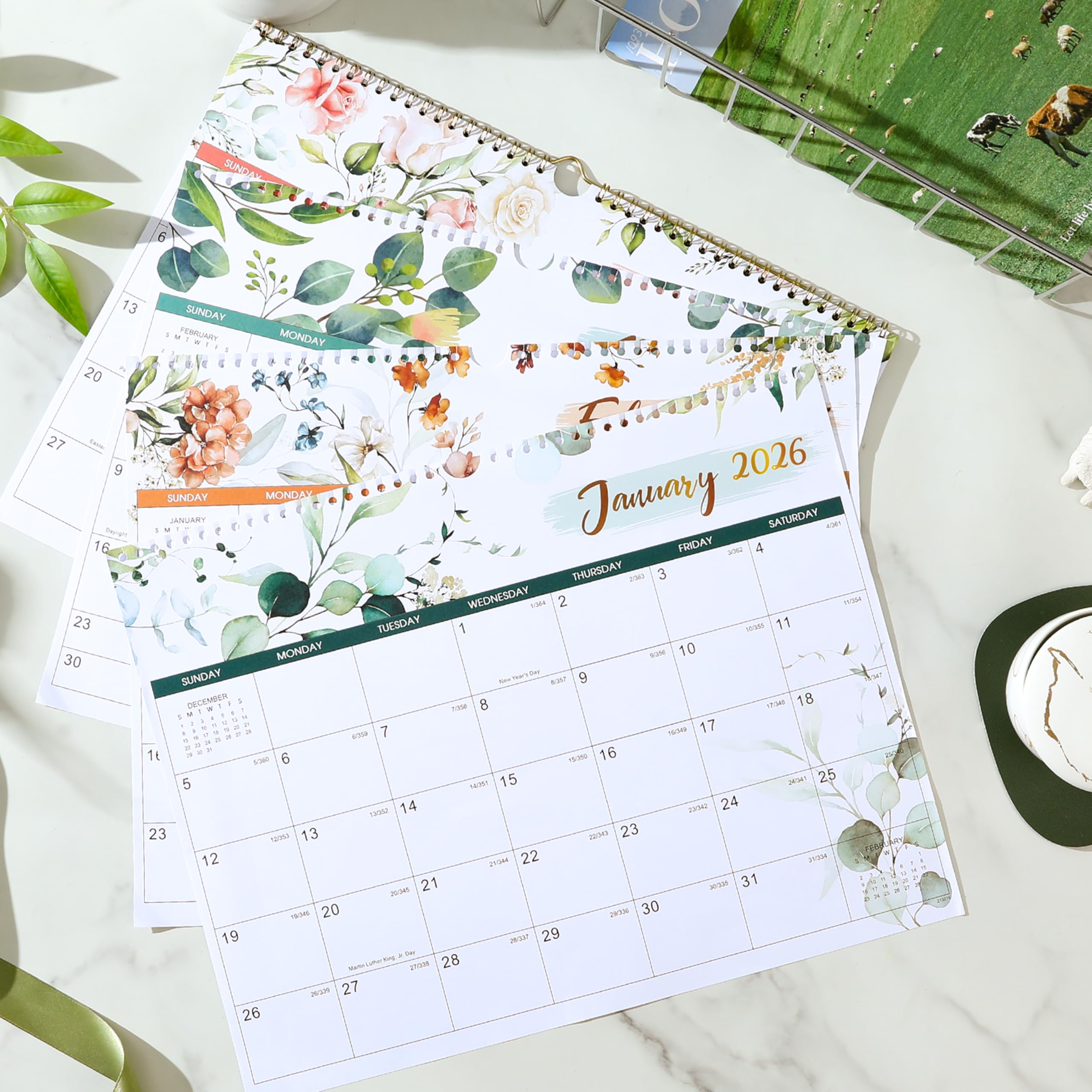 2025-2027 Wall Calendar - 24 Month Planner From May 2025 To April 2027, With Holidays, To-Do Lists & Notes