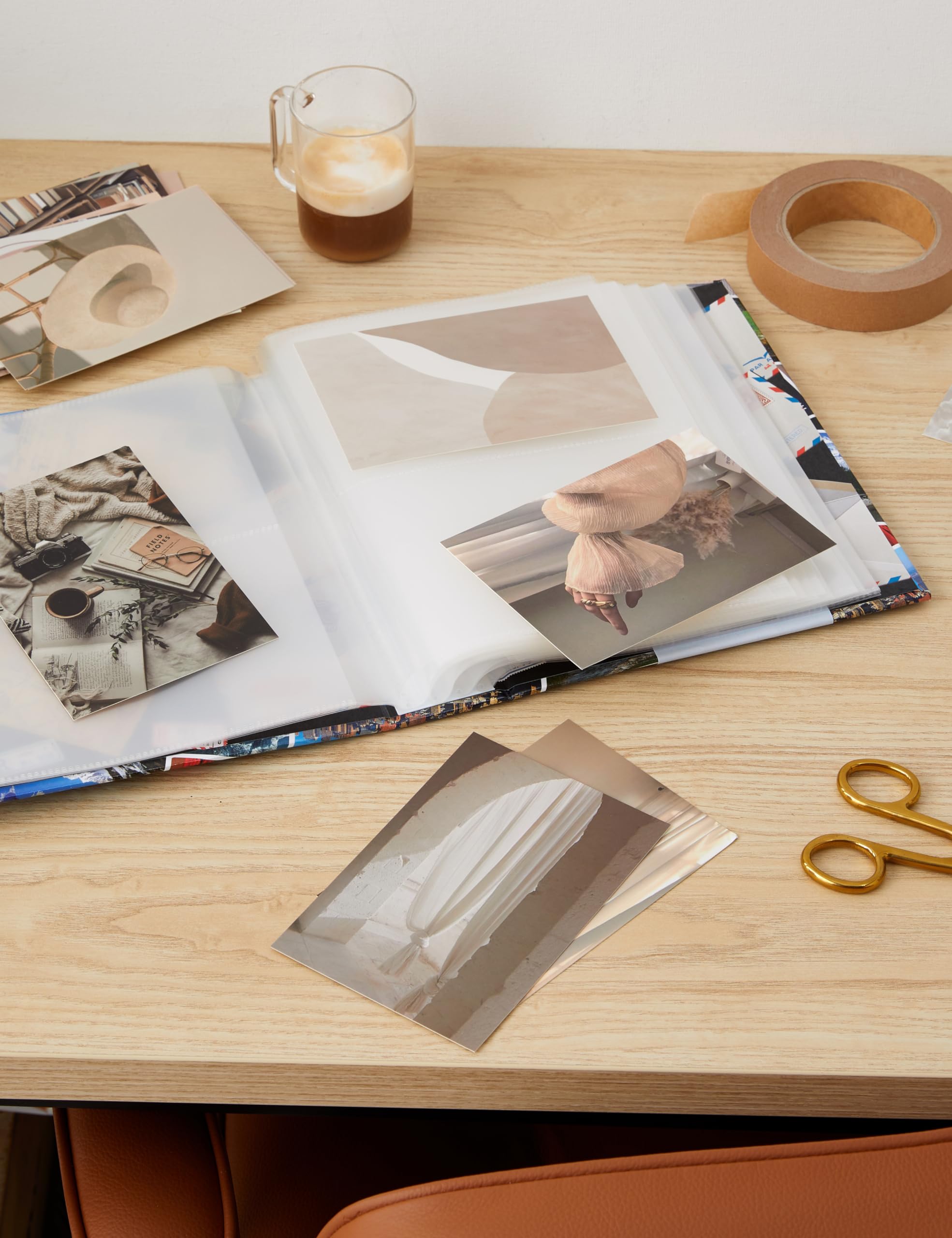 Exacompta Album da Collezione per 200 Cartoline postali 20x25,5cm