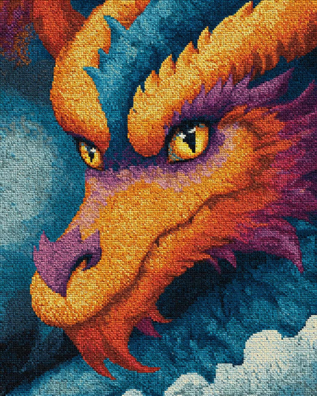 AMBATTERY Large Rug Making Kit Anime Dragon 80x160cm