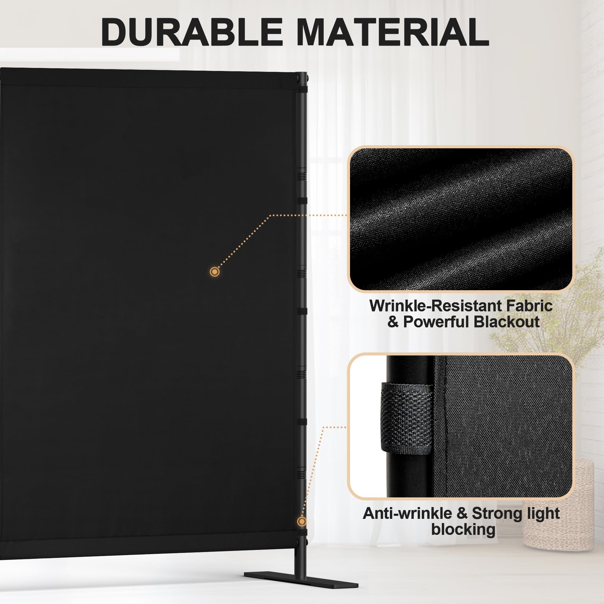 6FT Single Panel Privacy Screen Gallery Image