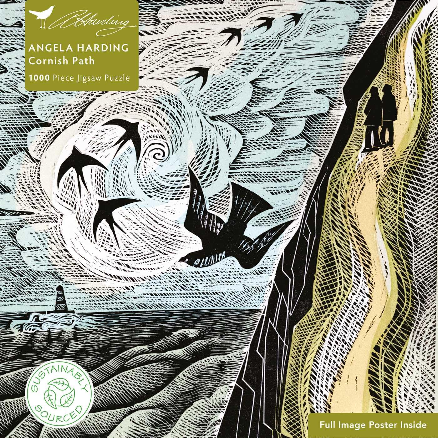 Adult Jigsaw Puzzle Angela Harding: The Salt Path: 1000-Piece Jigsaw Puzzles