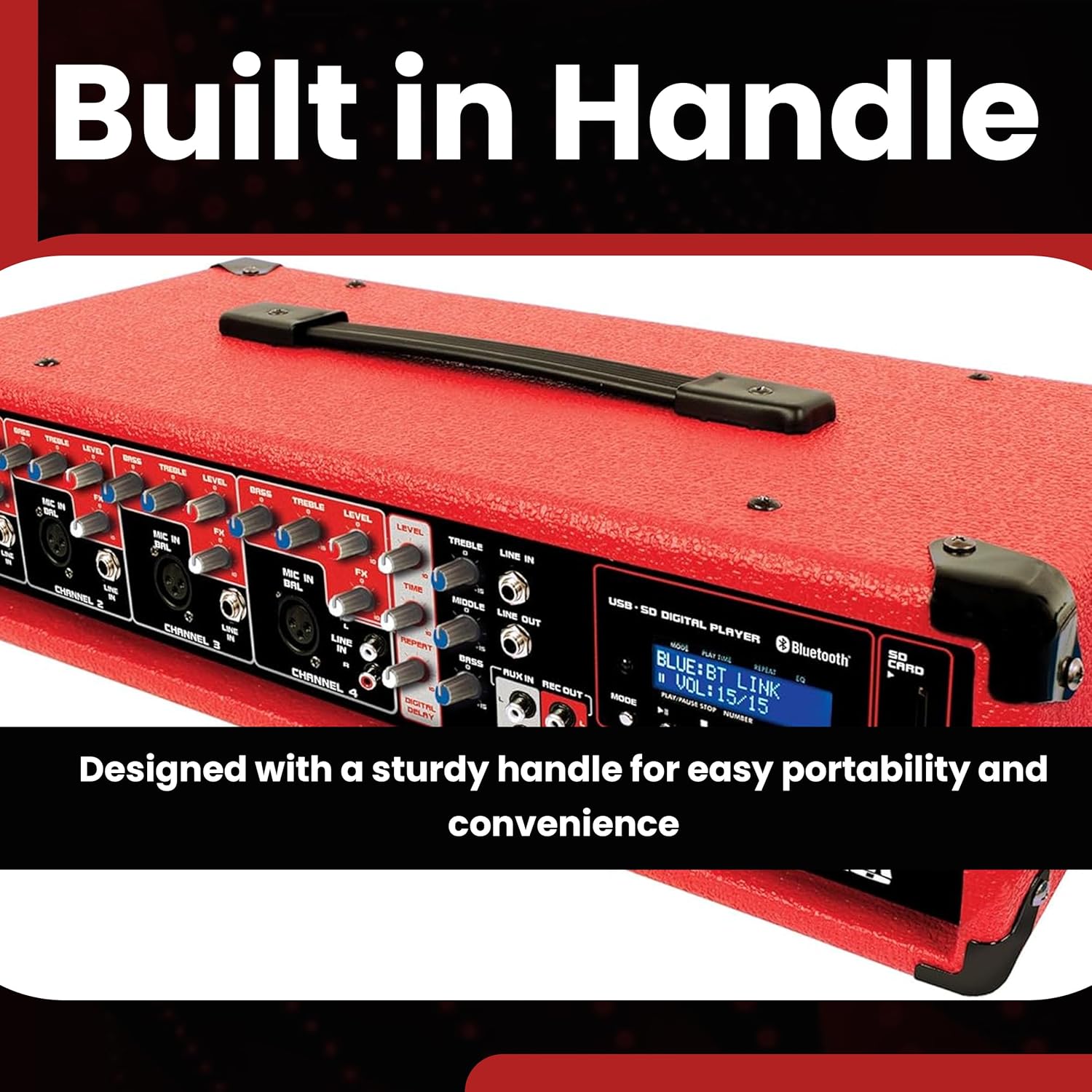 NOVIK NEO MIXER NVK 4300-BT | 4 Channel Powered Mixer