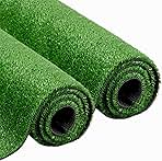 Artificial Grass Turf Lawn Outdoor Indoor 4FTx6FT Fake Grass Carpet for Pets 0.4 Inch Realistic Faux Grass Rug with Drain Holes for Garden Lawn Landscape Balcony Party Wedding Christmas Rug