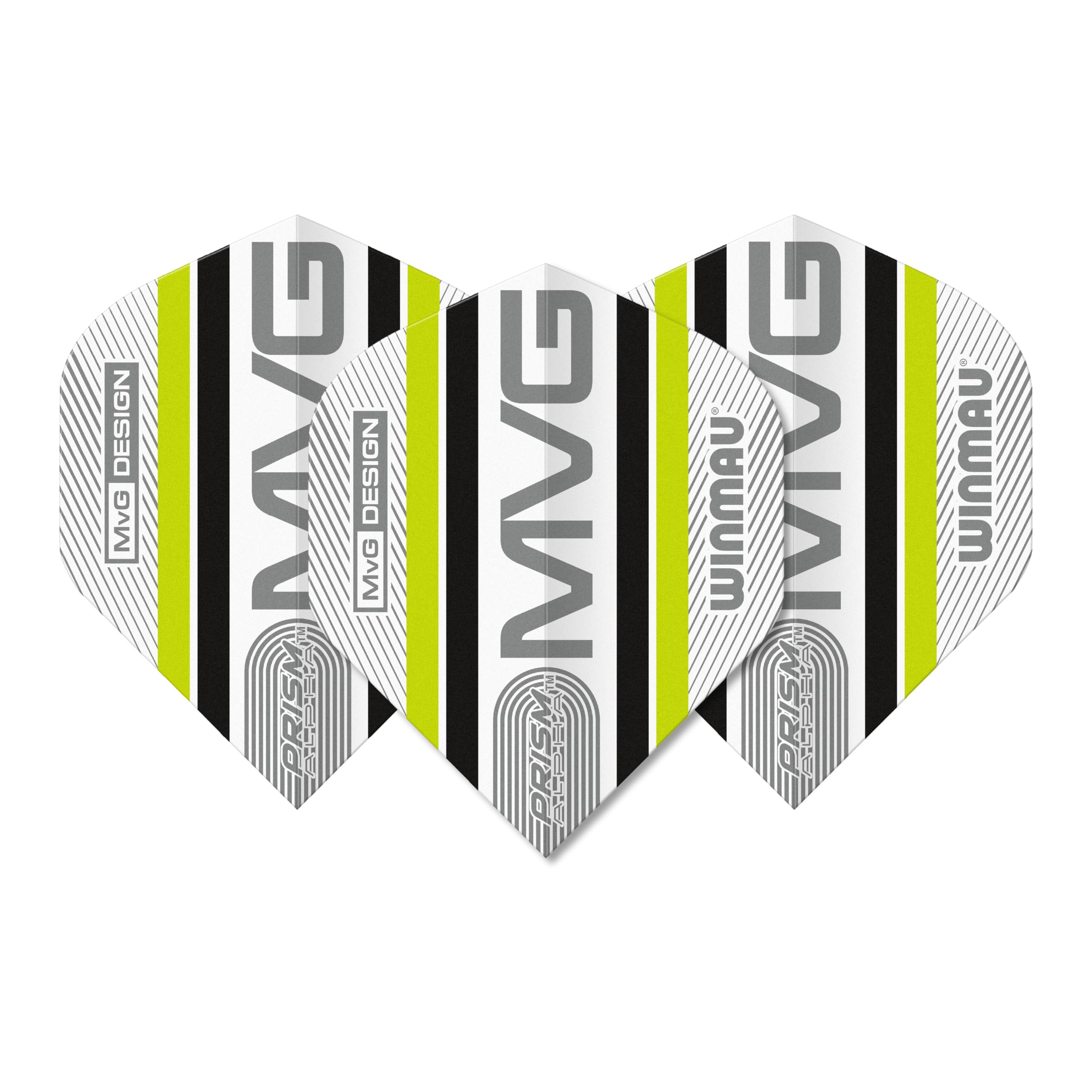 WINMAU Prism Alpha Michael Van Gerwen MVG Dart Flights - 10 sets per pack (30 dart flights in total) - Image 4