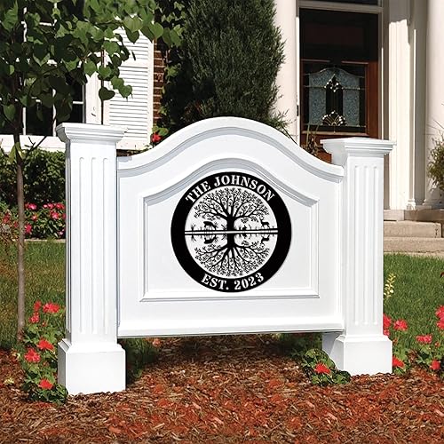 Miniatura 6 de Regalos de boda para parejas 2024, letrero de metal personalizado del árbol de la vida, regalos de boda para él o ella, letreros personalizados con