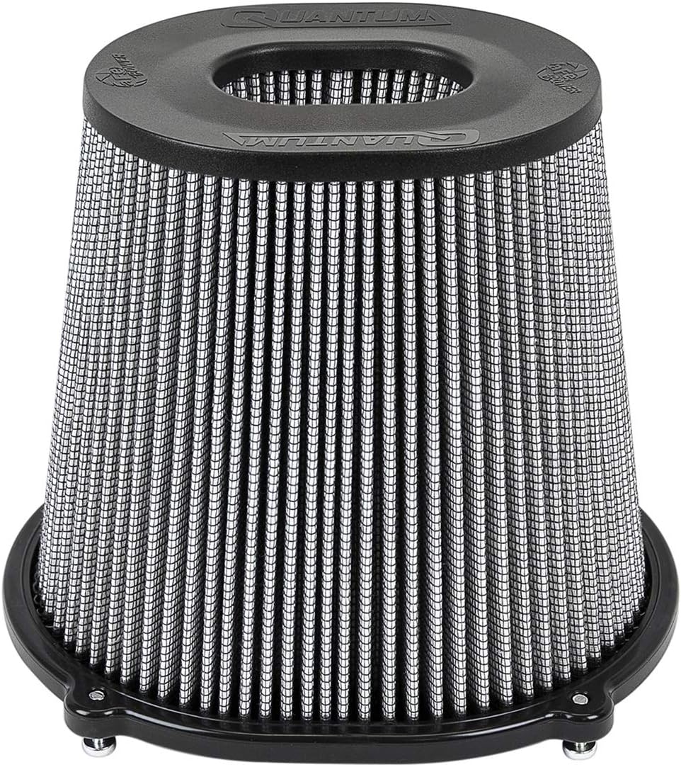 aFe POWER QUANTUM Intake Replacement Air Filter w/Pro DRY S Media - 5" Inlet, 8" Tall - #21-91132