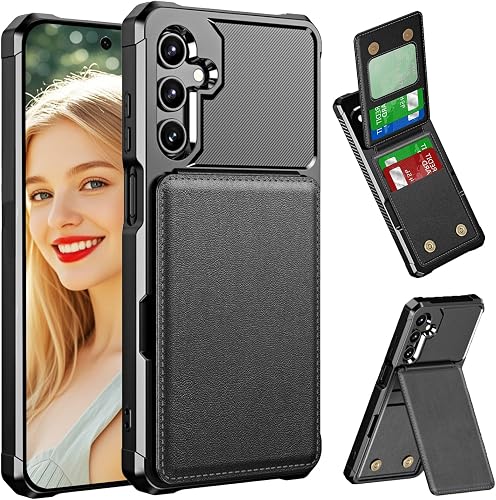 Wallet Case for Samsung Galaxy A37 ZM Black