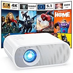 HOMPOW 1080P Bluetooth Projector