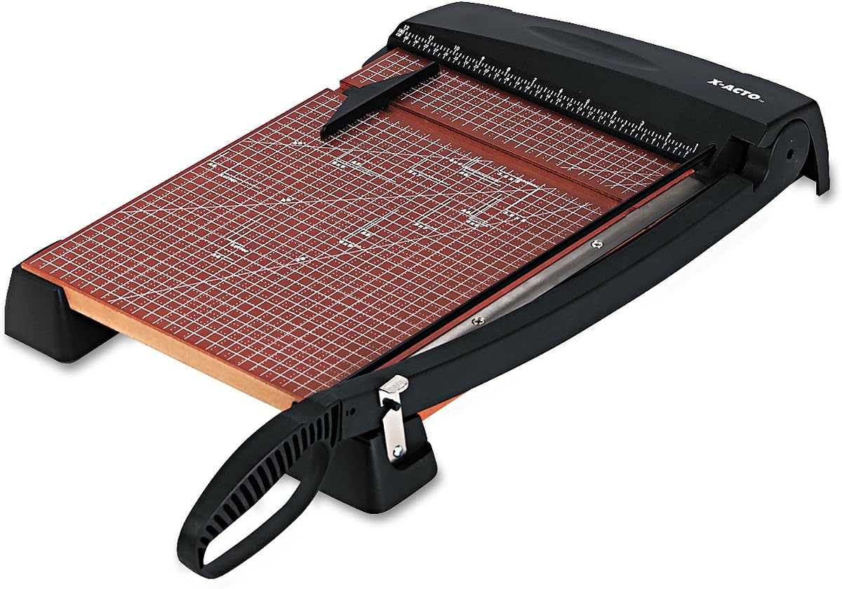 X-ACTO Heavy Duty Wood Guillotine Paper Trimmer
