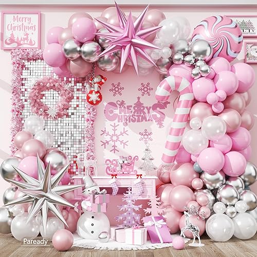 Miniatura 45 de Paready Kit de arco de guirnalda de globos azules y negros, 122 piezas de arco de globos metálicos azules y plateados para cumpleaños, baby shower