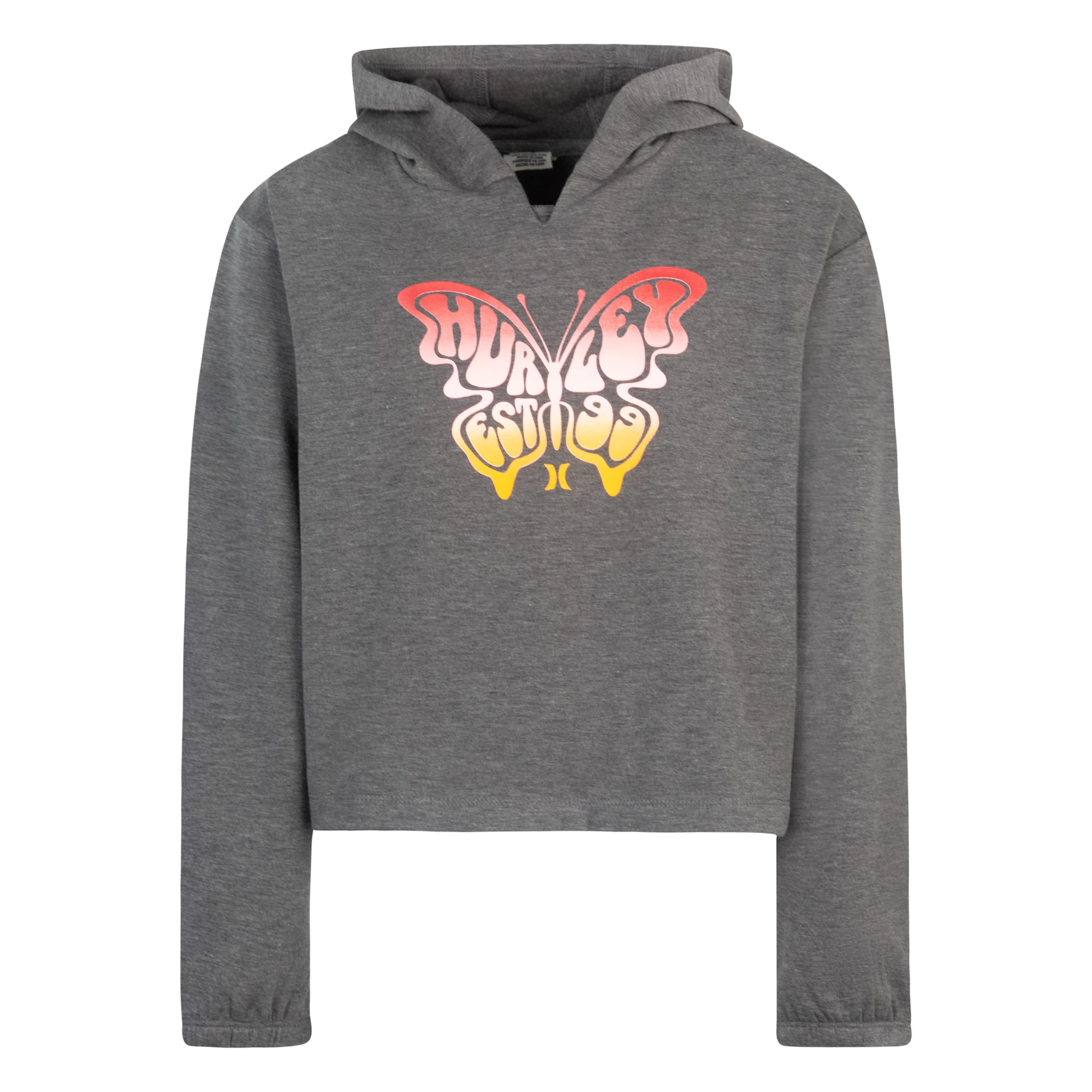 Hurley Girls' Long Sleeve Hooded Top