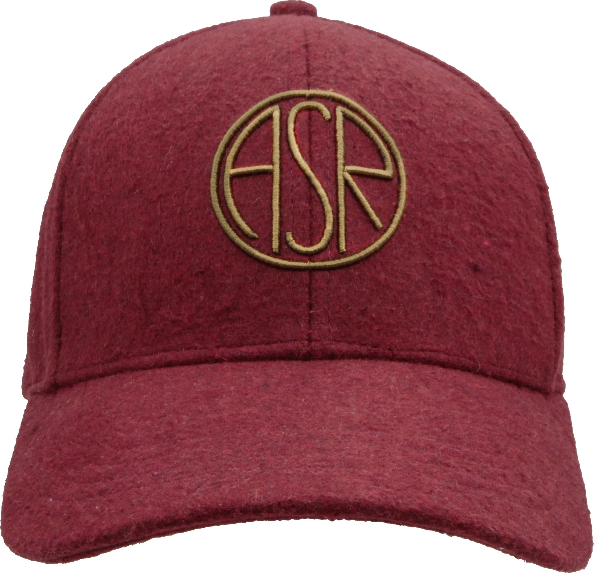 IMMA AS Roma ASR Felted Boiled Wool Baseball Cap - Burgundy