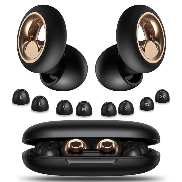 Ear Plugs for Sleeping Noise Cancelling Soft EarPlugs for Concert Reusable Ear Plugs for Noise Reduction with 8
