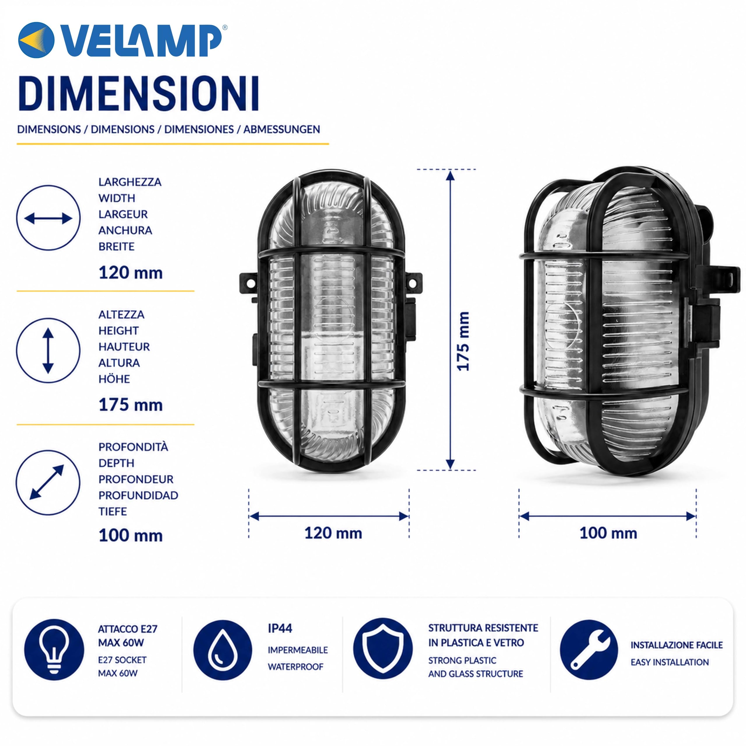 Velamp turtle-n Casa, Negro