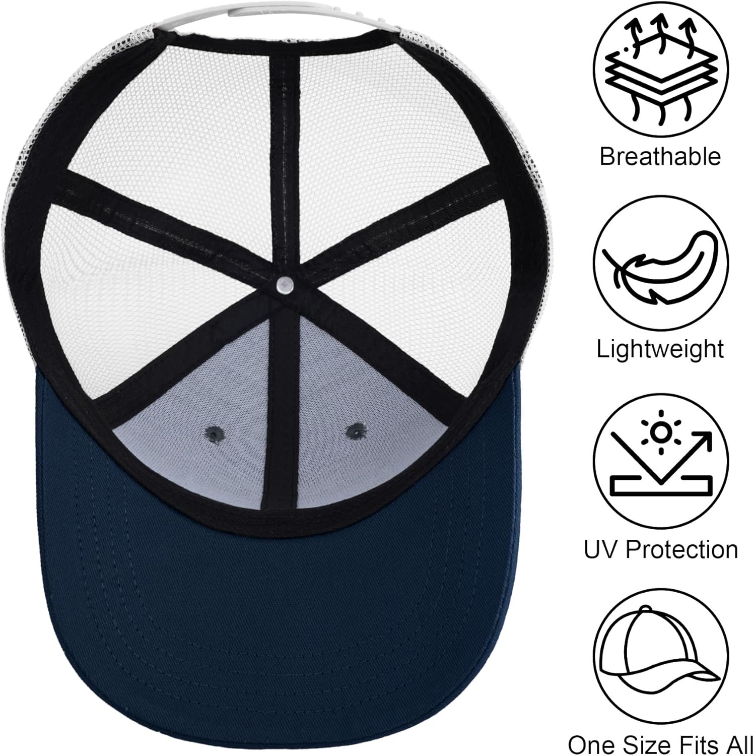 Funny Mens Trucker Hats - I Fix Stuff and Know Things Hat for Men Dad Father Uncle - Adjustable & Breathable Casual Wear - Image 7