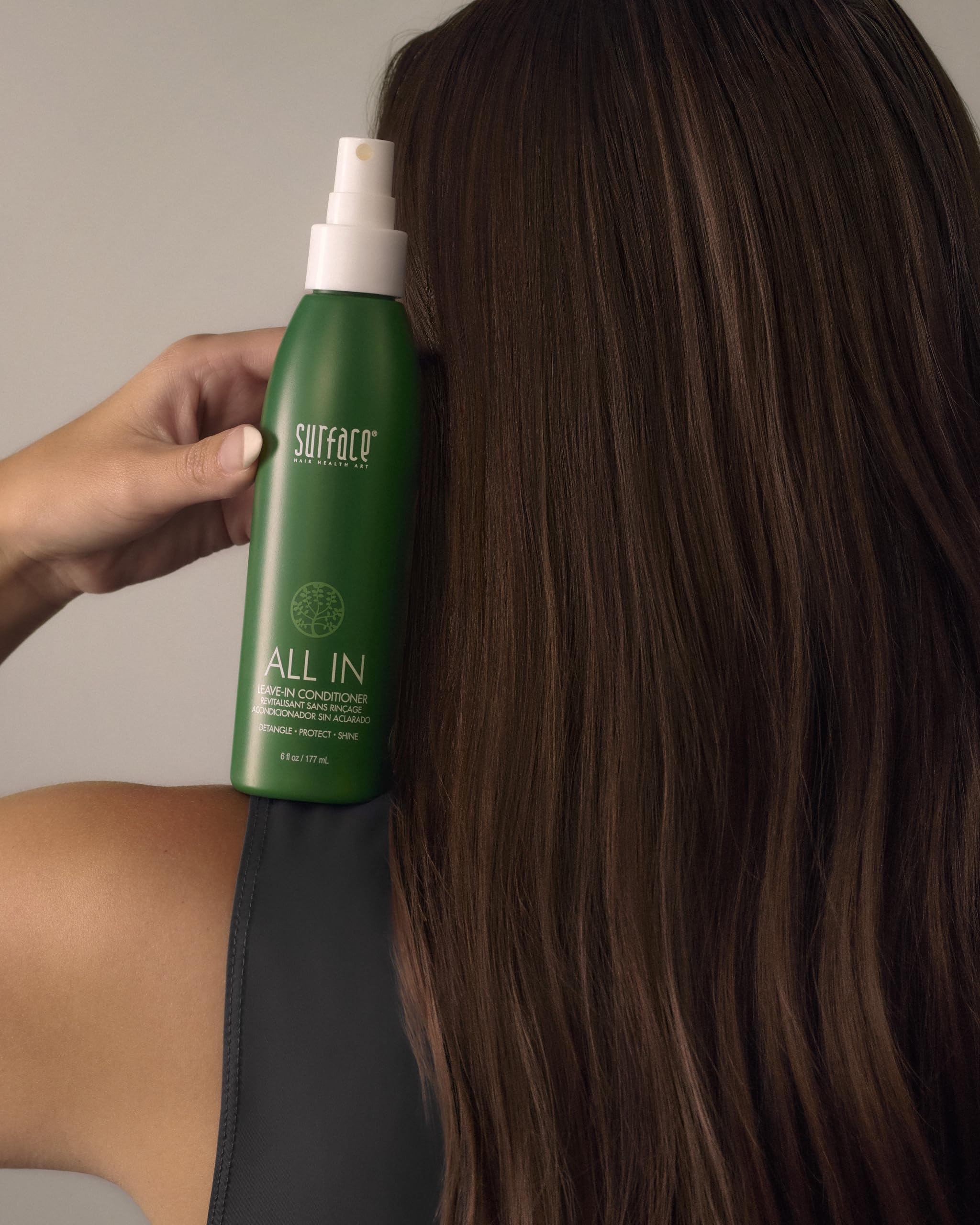 SURFACE Hair ALL IN Leave In Conditioner - Detangles, Controls Frizz & Strengthens for All Hair Types- 6 fl oz