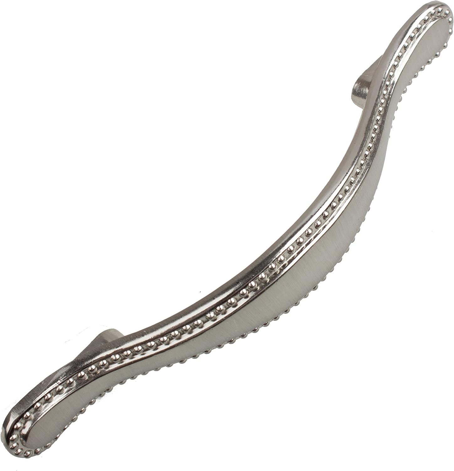 GlideRite Hardware 4554-SN-25 3 inch CC Beaded Cabinet Handle Pulls 25 Pack, Satin Nickel Finish