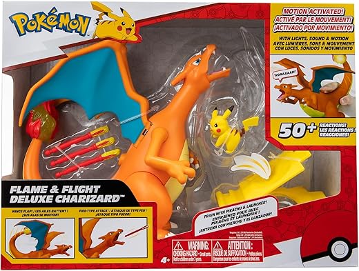 Bizak – Figura Charizard Electrónico Vs. Pikachu Pokémon.