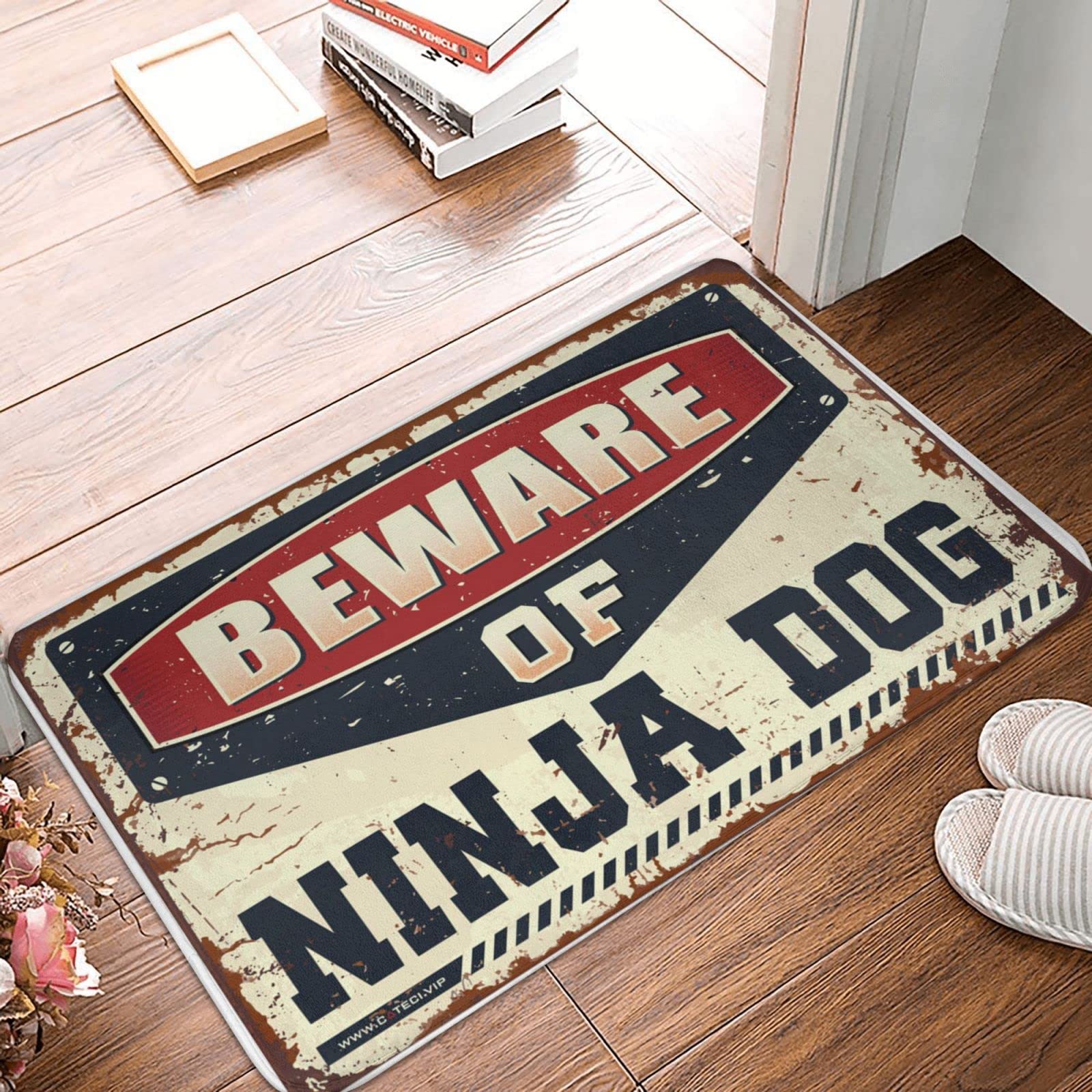 Tapis de porte d'été contre la poussière paillasson de chambre original