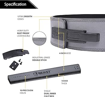 Amazon | Beast Power Gear ウェイトリフティングベルト レバー