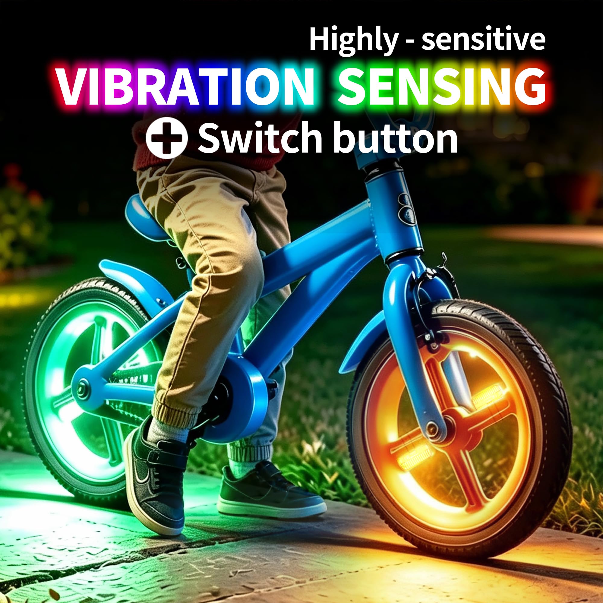 Rechargeable Bike Wheel Lights - Safety & Style -3