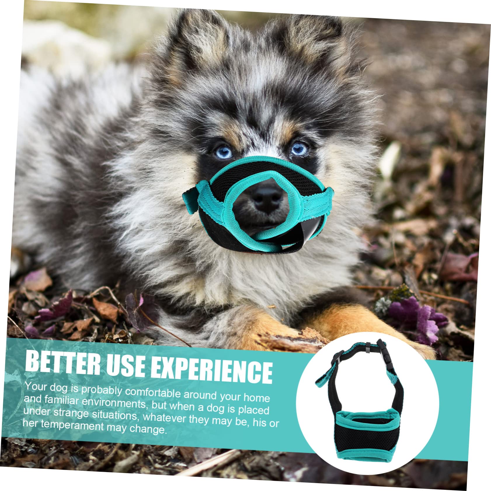 TOYANDONA Bite Dog Muzzle Durable Puppy Mouth Cover for Dogs Lightweight Design for Comfortable Use for Training and Behavior Control