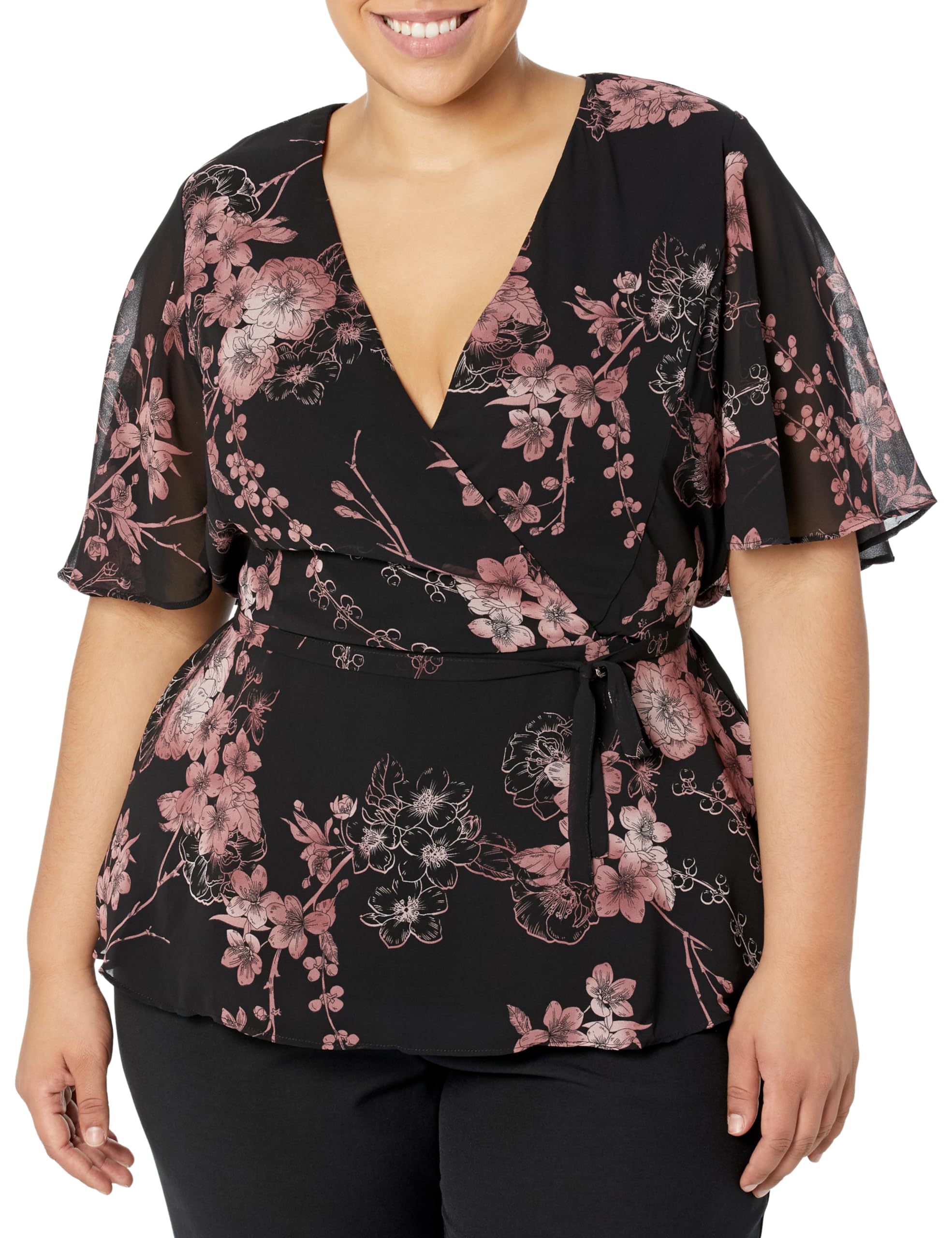 City Chic Women's Apparel Citychic Plus Size Top Blossom Love Blouse