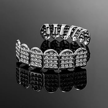 Amazon.co.jp: TOPGRILLZ 18Kメッキ ゴールドグリル 歯の