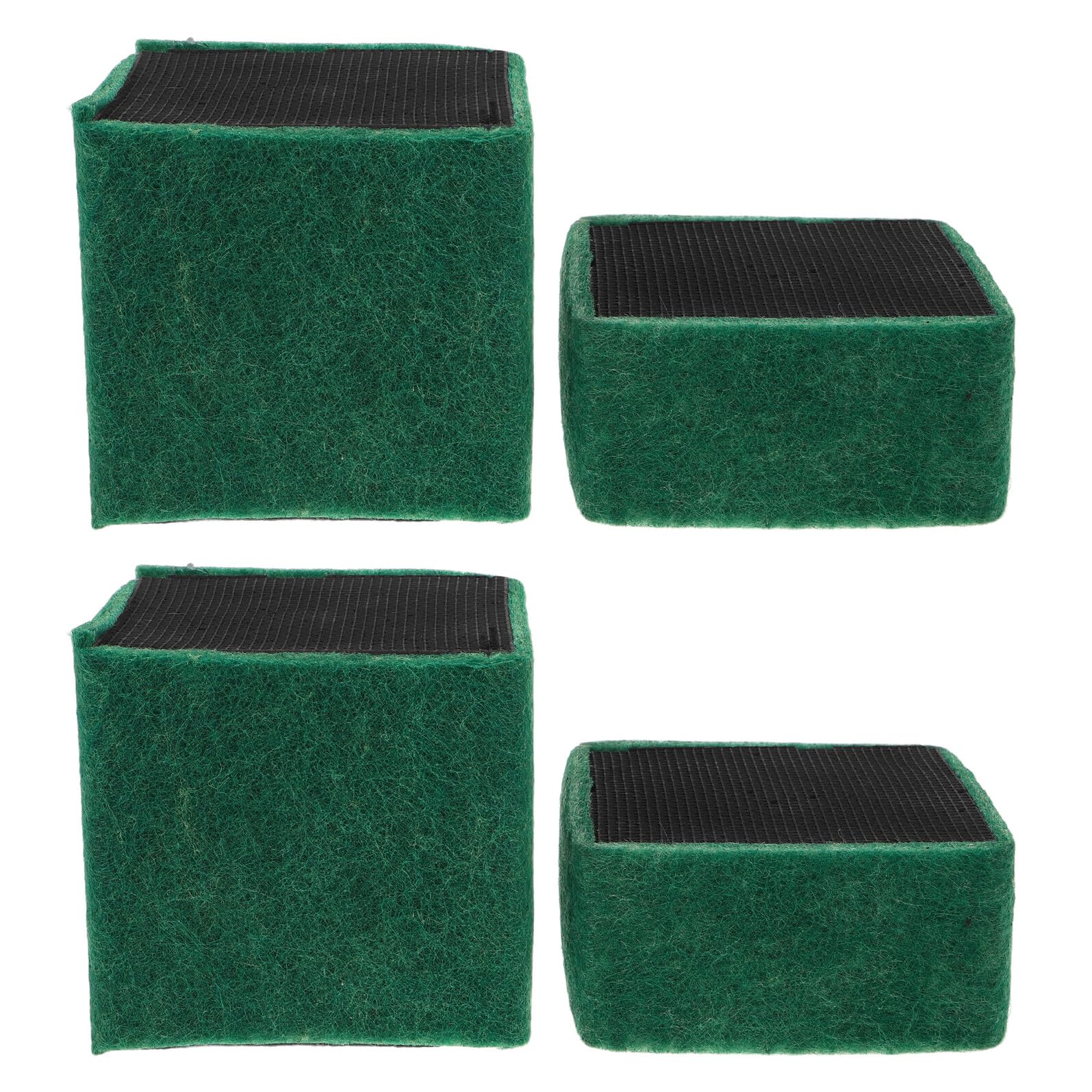 BESPORTBLE 4 Stück Pack Aquarium Filterwürfel Aktivkohle Filtermaterial für Aquarien und Teiche Ersatzfilterwürfel für Innen und Eckfilter Kompatibel mit Süß und Meerwasser Leise Filtration