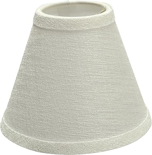 Miniatura 3 de Aspen Creative 32119-2A - Juego de lámparas de araña con clip con forma de imperio pequeño (paquete de 2), diseño de transición en blanco roto,