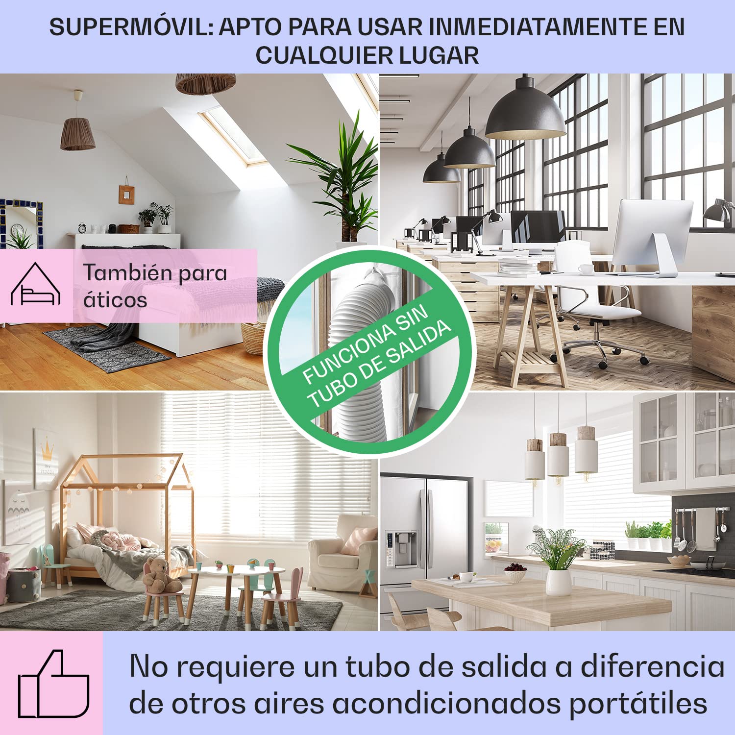 Klarstein Polar Tower Smart Climatizador Evaporativo – 4 en 1: Ventilador, Humidificador & Purificador, Control App & Alexa, Depósito 7L, 3.306 m³/h, Modo Noche, Portátil con Ruedas, Negro