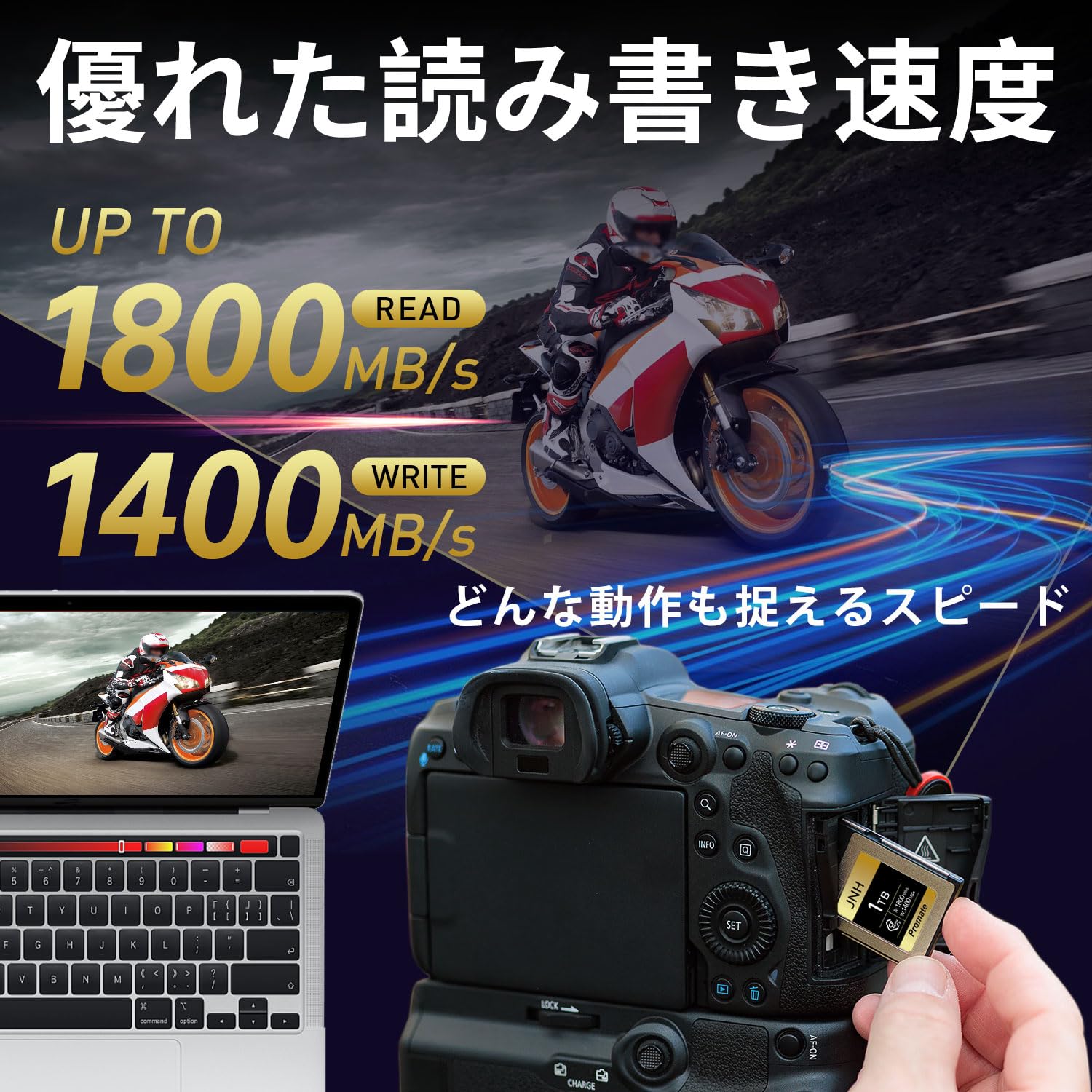 Amazon | CFカード CFexpress Type B メモリーカード 1TB 【DRAM搭載
