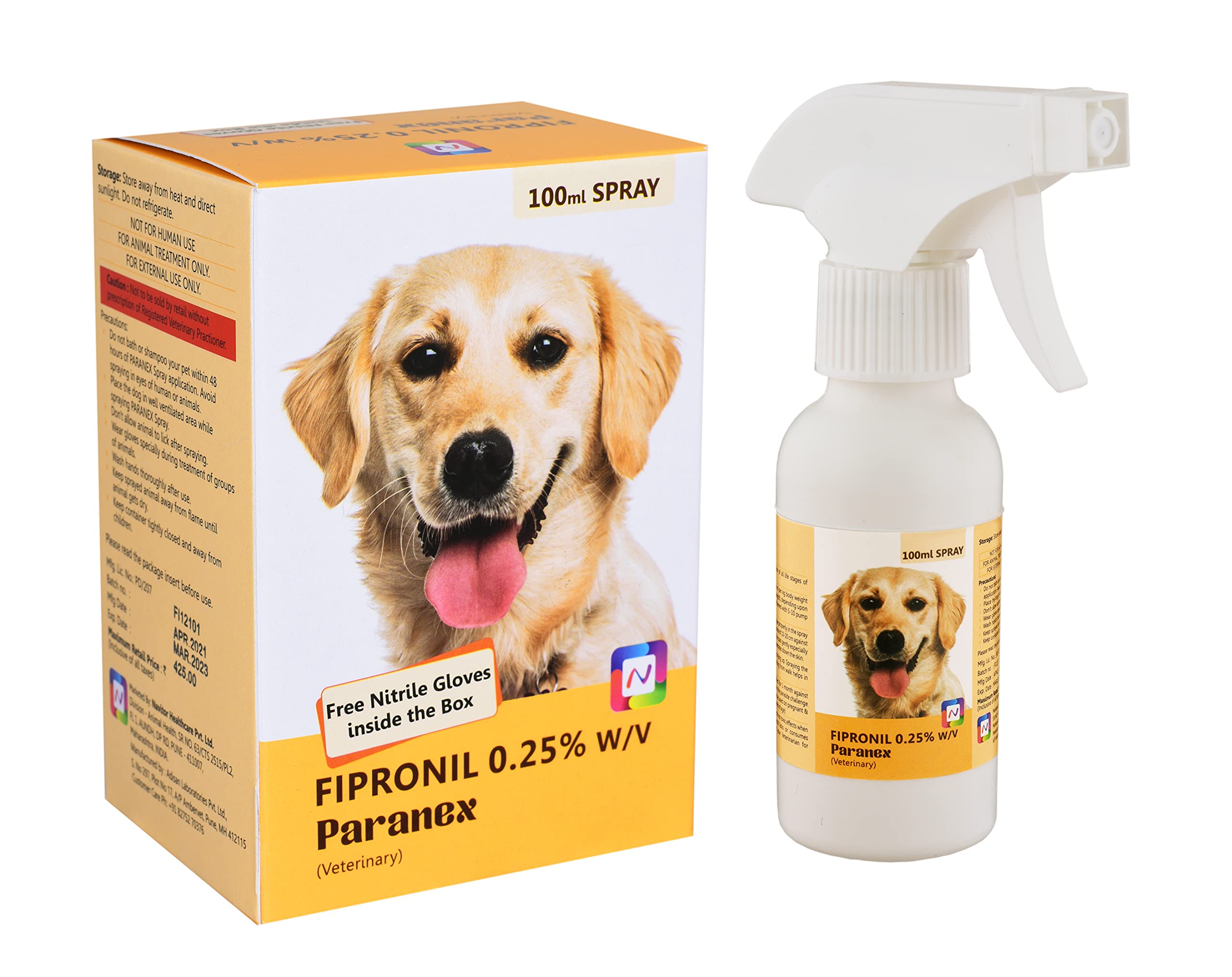 Navitor Healthcare Paranex Ticks, Fleas and Chewing Lice Spray for Dogs - 100ml (B095NTZ4VK) Amazon Price History, Amazon Price Tracker