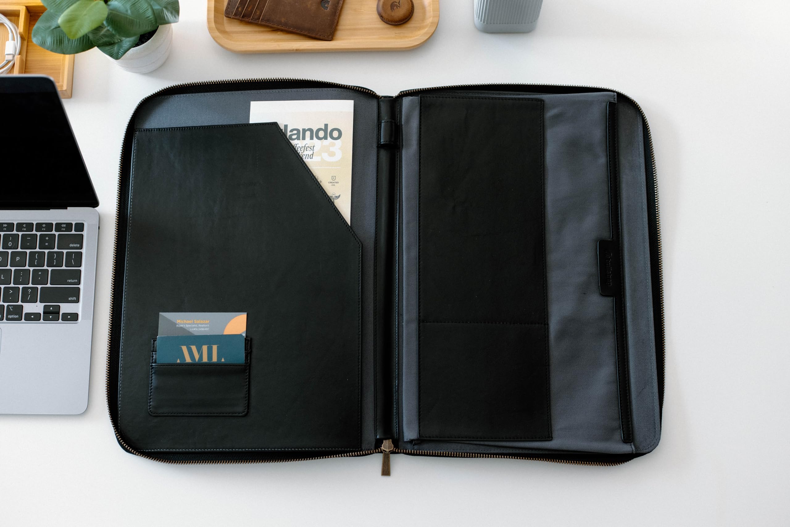 Amazon.com: Bullstrap Full-Grain Leather Laptop Sleeve Cover Case