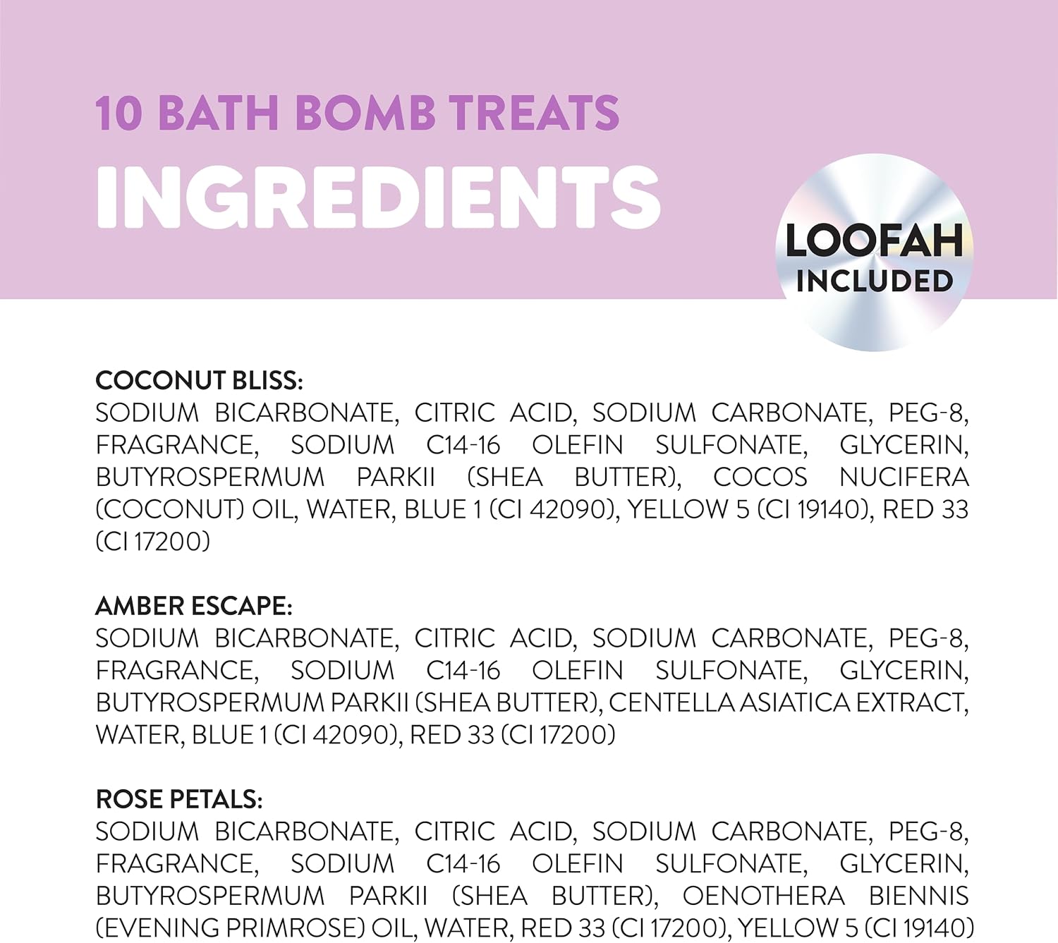 Onyx Professional Hydrating Bath Bomb Gift Set, 2 Pack - Includes 20 Bath Bombs and 2 Loofahs, Nourishes for Smooth Skin, Made with Shea Butter