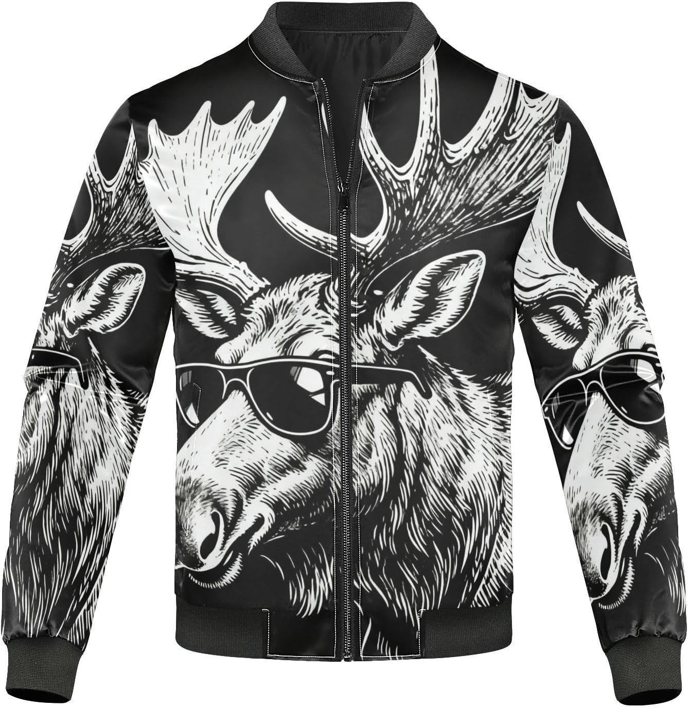 Cool Moose Black Men Jackets Lightweight Mens Jackets Windbreakers Spring Coats For Men (prop2) Small