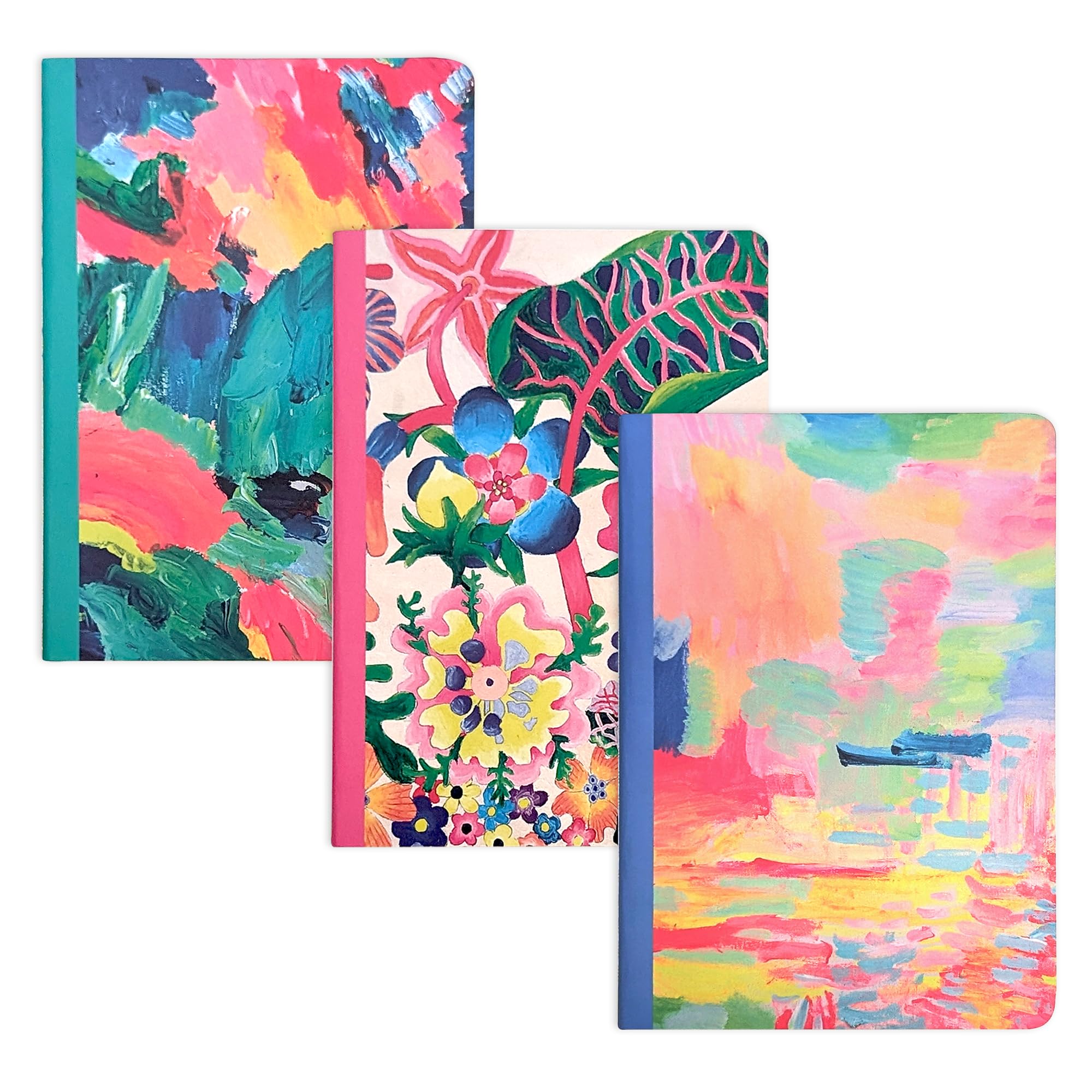 Portico Designs Ltd Arthouse Unlimited Set of 3 A6 Notebooks - Colour Sugar