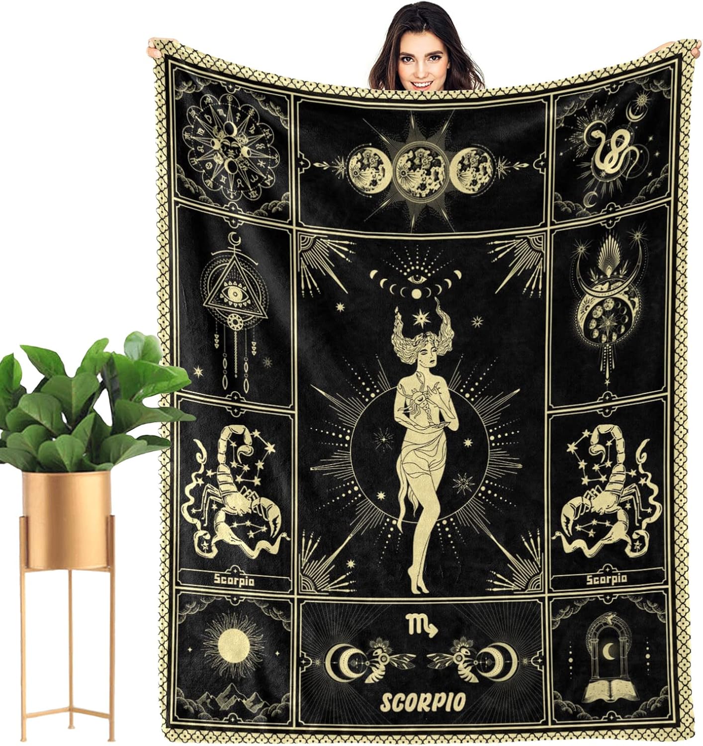 Scorpio Blanket 12 Horoscope Astrology Bed Blankets Soft