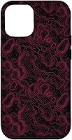 Vista 28 de Aesthetic Black & Red Trippy Psychedelic Pattern Case for iPhone 17