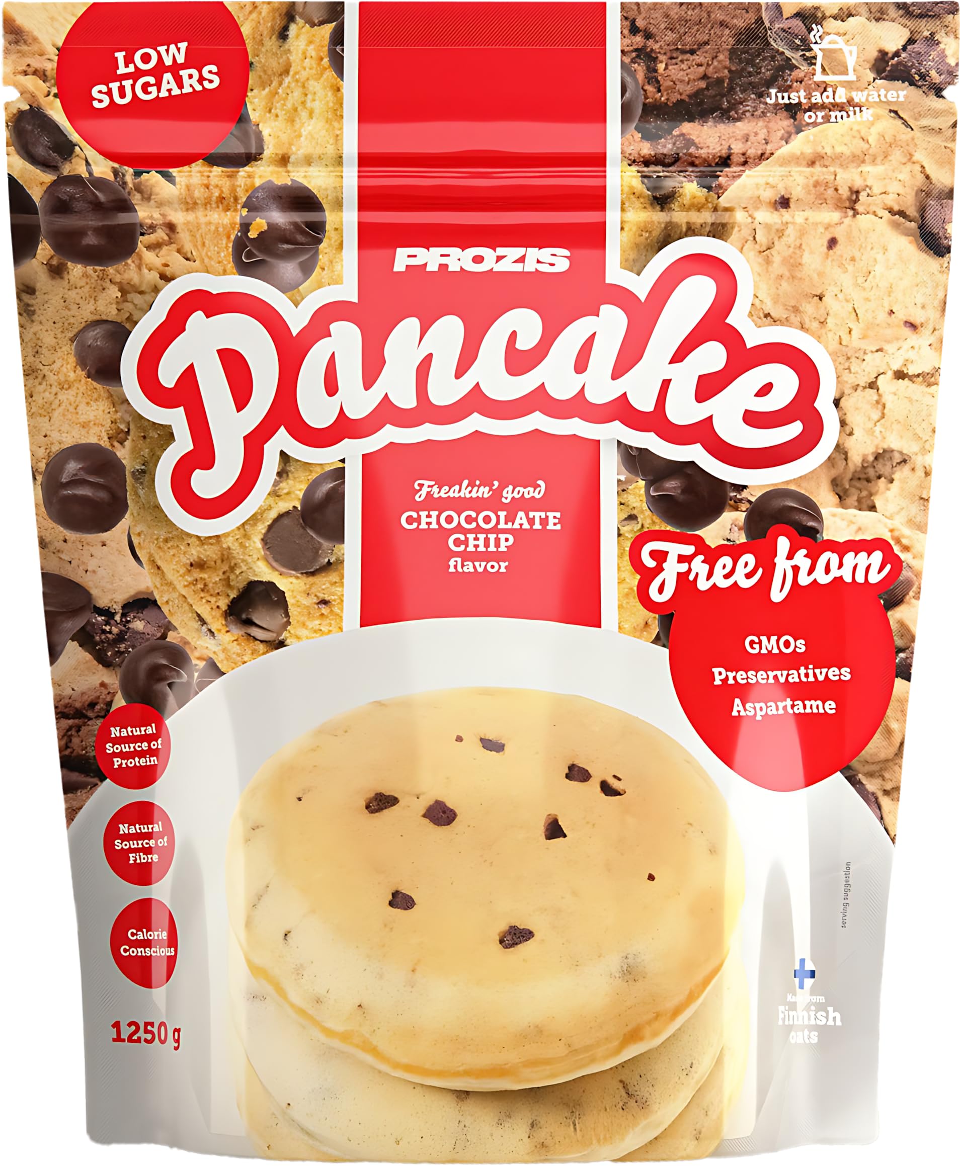 Prozis Pancake 1250 g Pepitas de chocolate