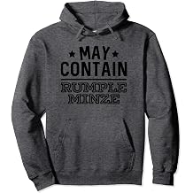 May Contain Rumple Minze Funny Alcohol Bar Crawl Pullover Hoodie