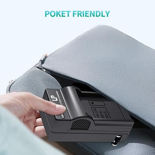 Miniatura 7 de LP Cargador de batería NB-4L NB-5L para Canon PowerShot ELPH 100 HS 300 HS 330 HS 310 HS SD1000 SD1100 es SD1400 es SD200 SD300 SD300 SD40 SD400