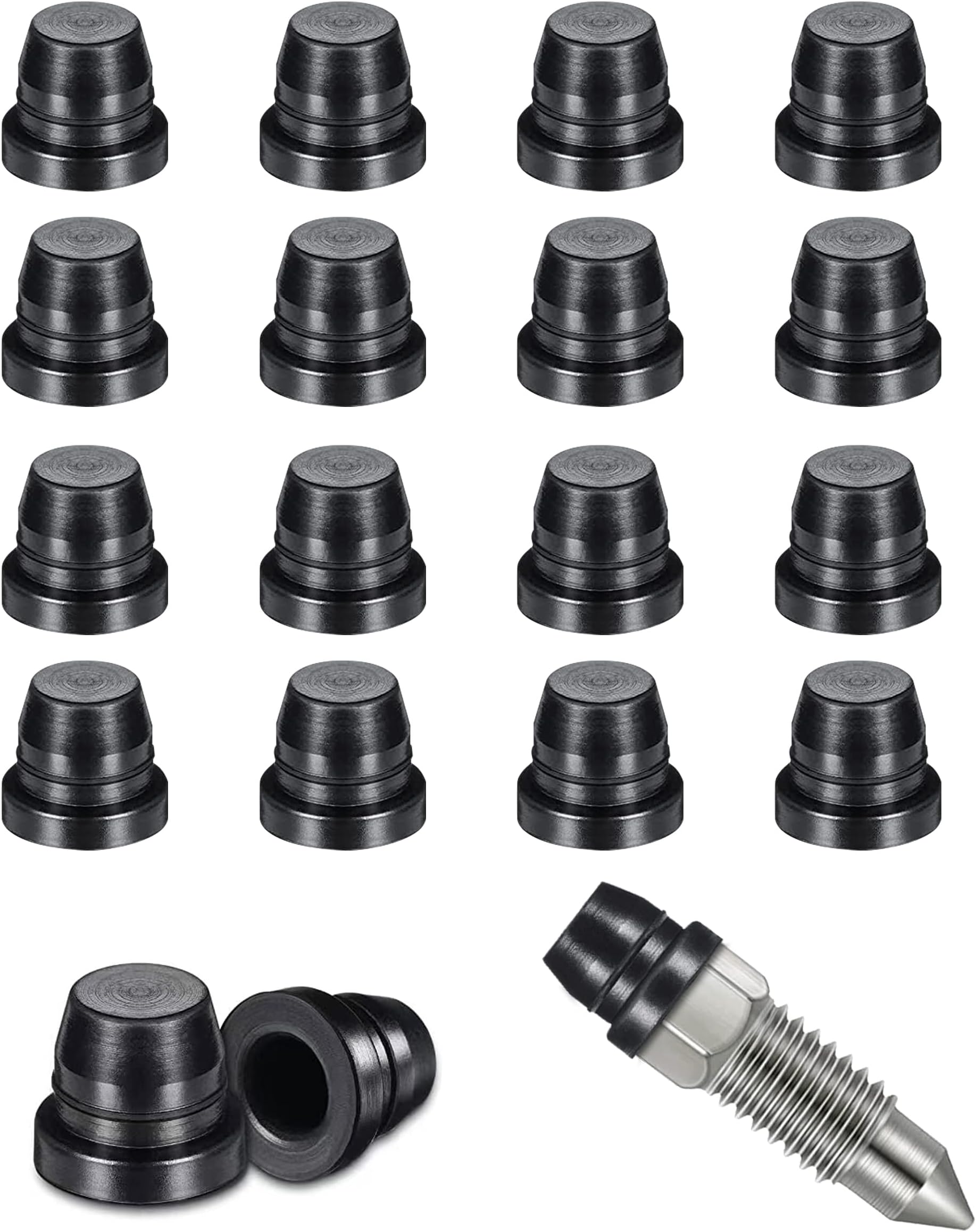 120 Pcs Rubber Grease Fitting Caps Brake Bleeder Screw Caps